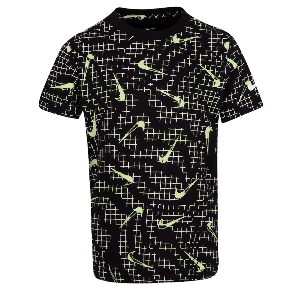 Nike Electric Grid Boys' Graphic Tee- Black Size 6M (5-6 yrs.)